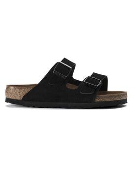Birkenstock Arizona Soft Footbed Sandal – Black Suede